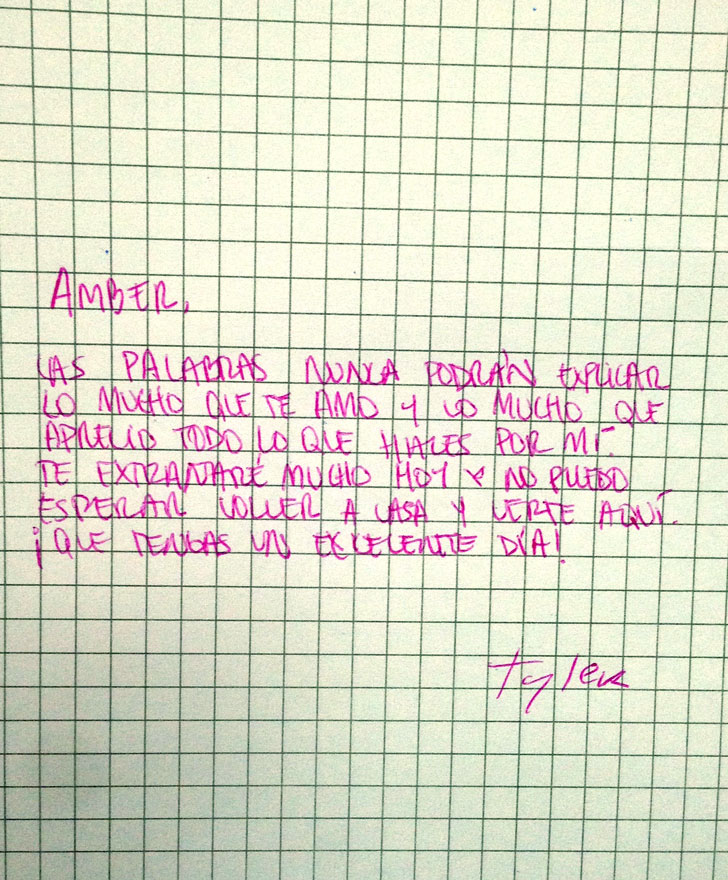 nota de amor nota de amor